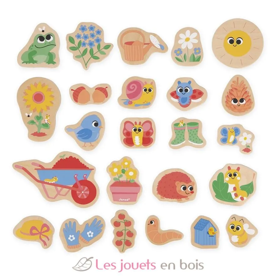 Magnets Jardin 24 pièces - Janod