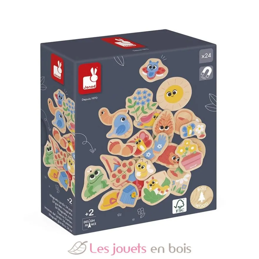 Magnets Jardin 24 pièces - Janod