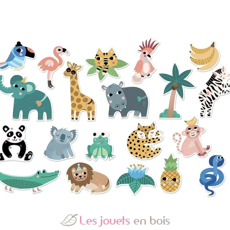 Magnets Jungle Michelle Carlslund - Vilac