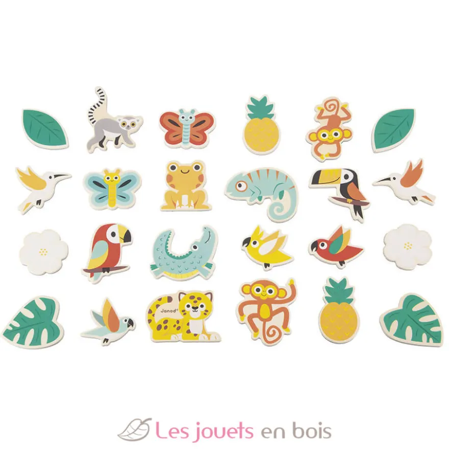 24 magnets tropicaux Tropik - Janod