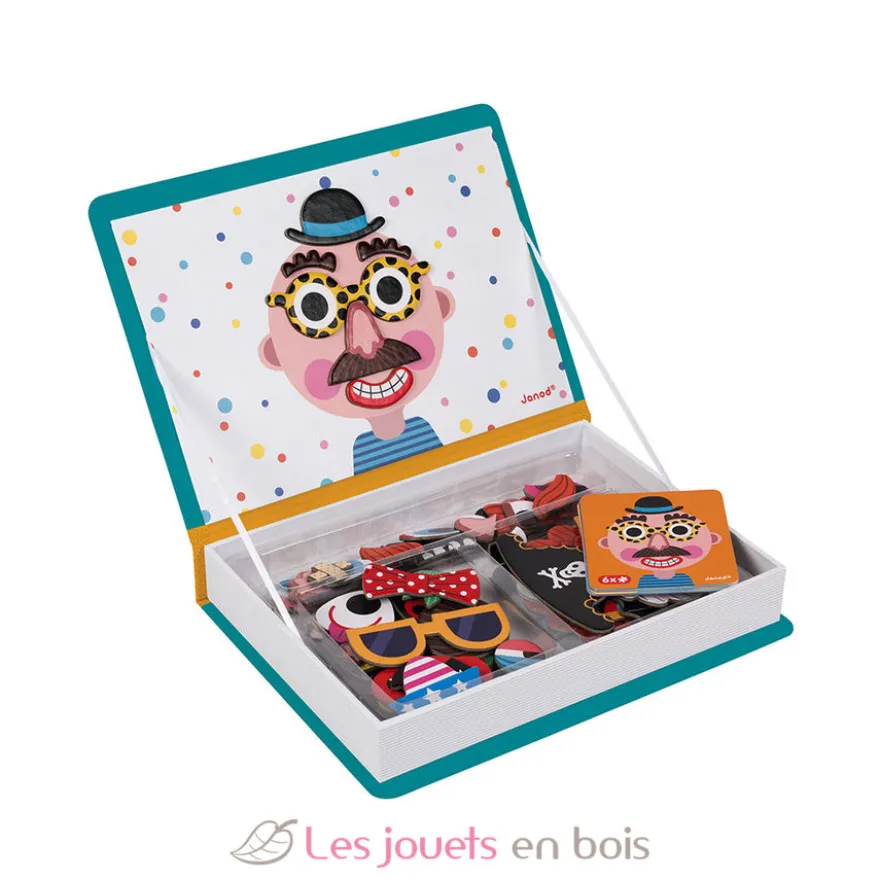 Magnéti'book Crazy Faces - Janod