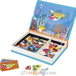 Magnéti'book Poissons tropicaux bleu - Janod