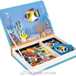 Magnéti'book Poissons tropicaux bleu - Janod