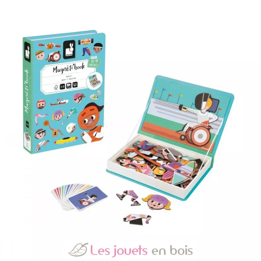 Magnéti'book Sports bleu - Janod