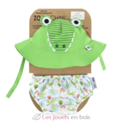 Maillot et Chapeau Crocodile (12-24M) - Zoocchini