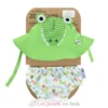 Maillot et Chapeau Crocodile (6-12M) - Zoocchini
