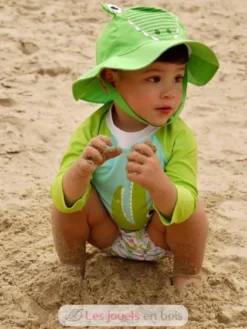Maillot et Chapeau Crocodile (6-12M) - Zoocchini