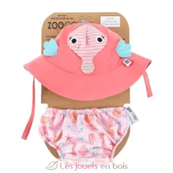 Maillot et Chapeau Hippocampe (12-24M) - Zoocchini