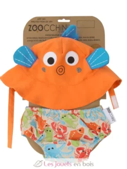 Maillot et Chapeau Poisson (12-24M) - Zoocchini
