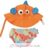 Maillot et Chapeau Poisson (3-6M) - Zoocchini
