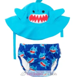 Maillot et Chapeau Requin (6-12M) - Zoocchini