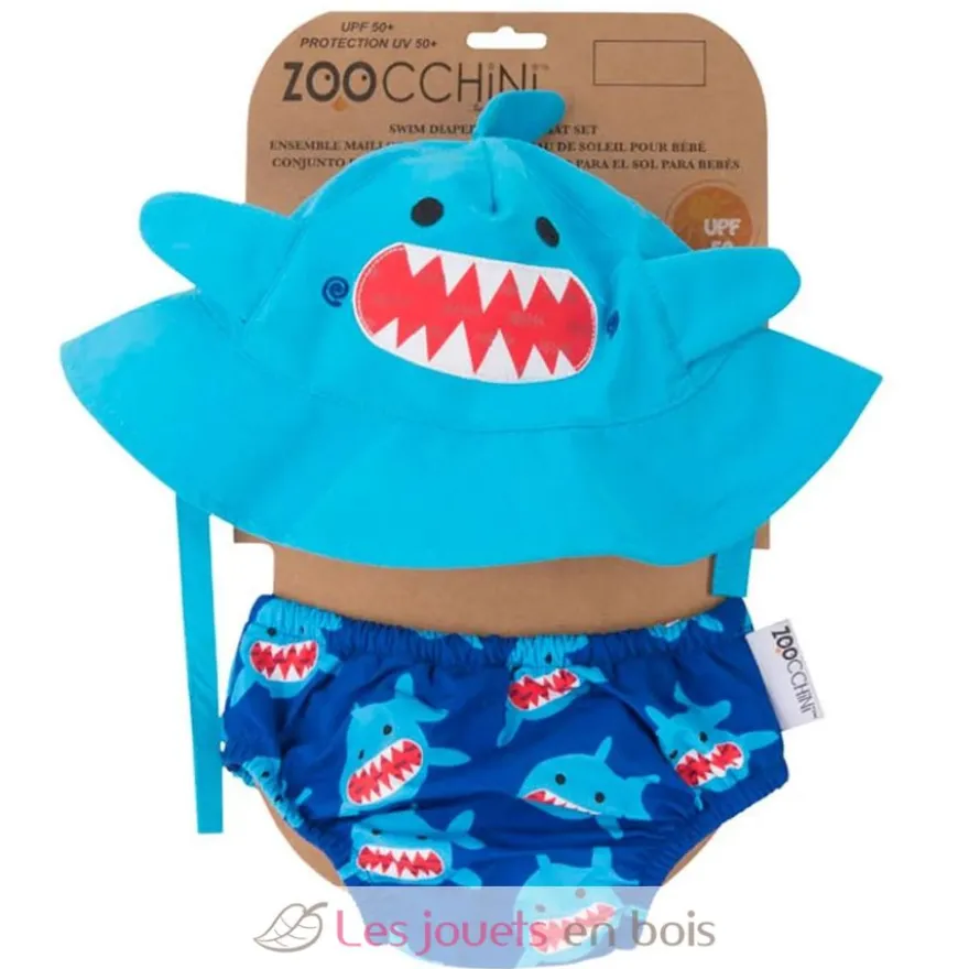Maillot et Chapeau Requin (6-12M) - Zoocchini