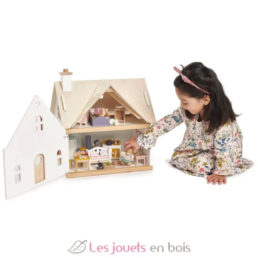 Maison de poupées Chalet Cottontail - Tender Leaf Toys