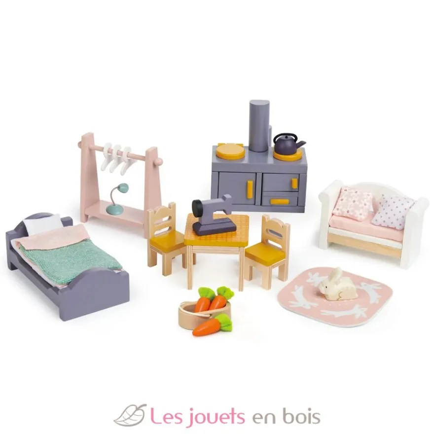 Maison de poupées Chalet Cottontail - Tender Leaf Toys