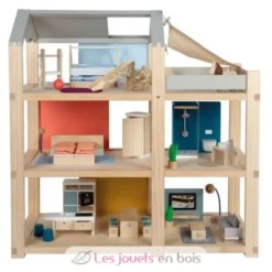 Maison de poupées Nature avec meubles - Small Foot company