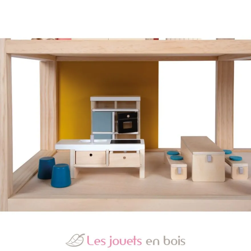 Maison de poupées Nature avec meubles - Small Foot company