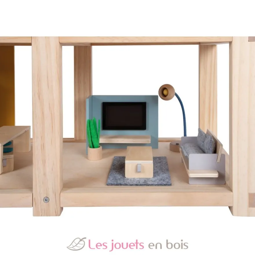 Maison de poupées Nature avec meubles - Small Foot company