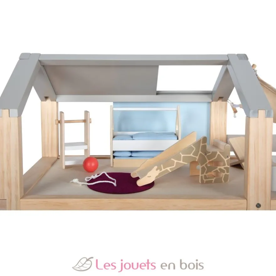 Maison de poupées Nature avec meubles - Small Foot company
