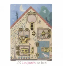 Maison des lapins, tableau d'activités avec verrous - Egmont Toys