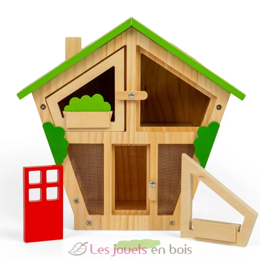Maison à insectes en bois pour enfants - Bigjigs Toys