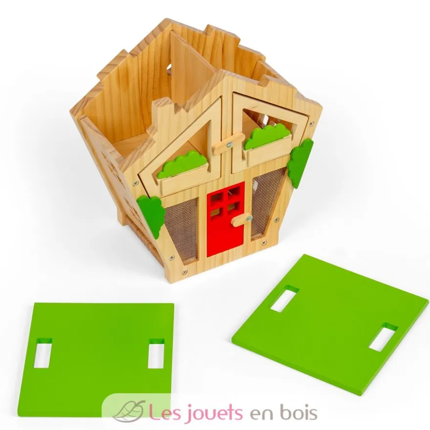 Maison à insectes en bois pour enfants - Bigjigs Toys