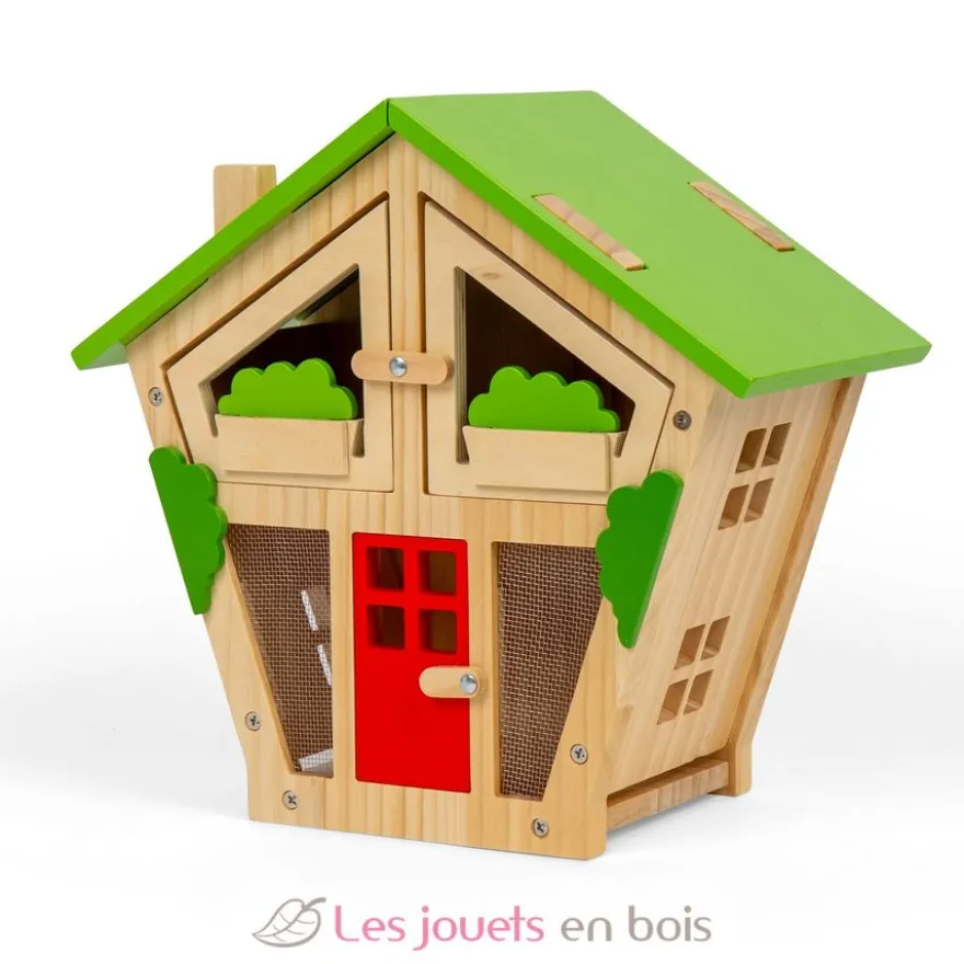 Maison à insectes en bois pour enfants - Bigjigs Toys