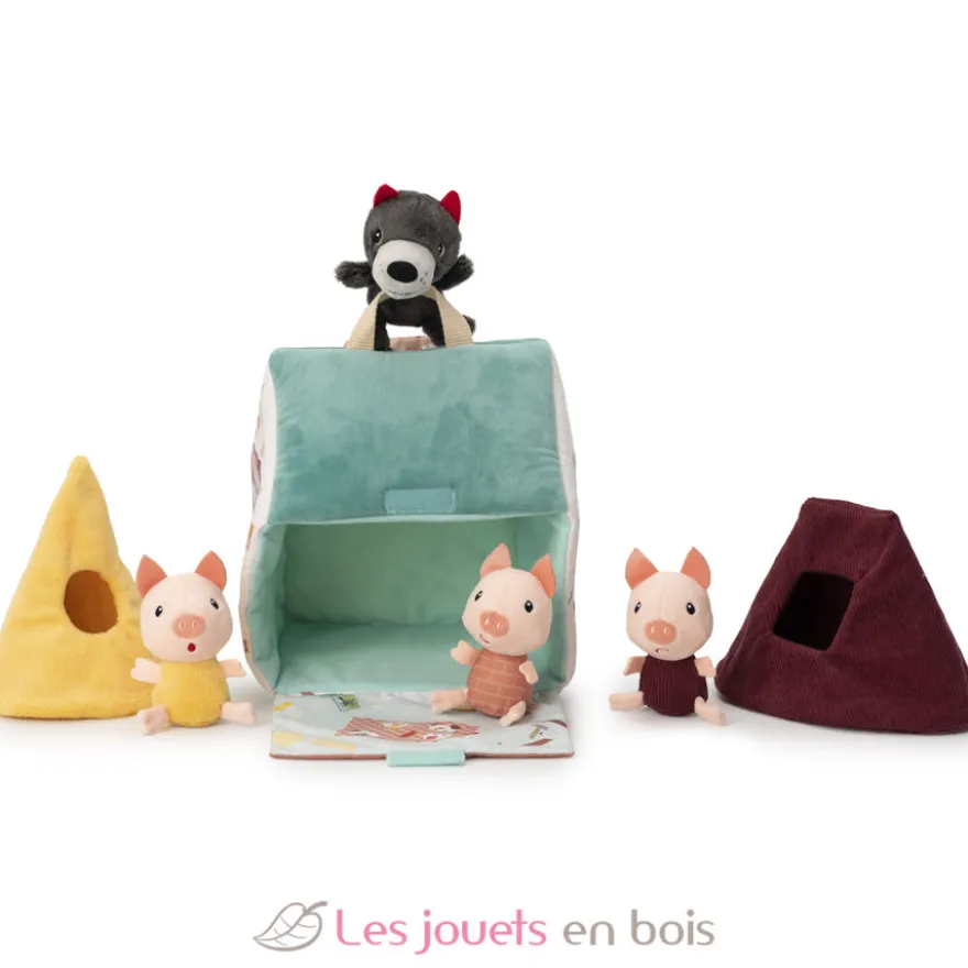 Maisons du loup et des 3 petits cochons - Lilliputiens