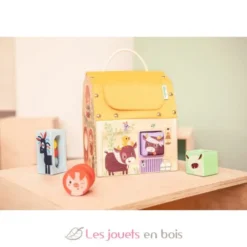 Maison Sonore à formes jaune Lilliputiens