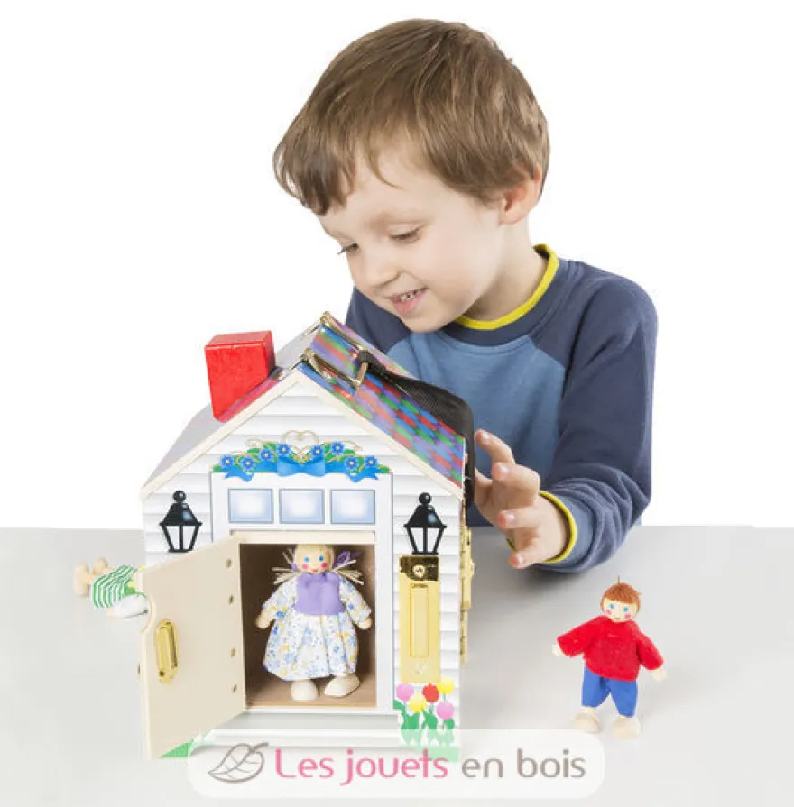 Maison à verrous et sonnettes - Melissa & Doug