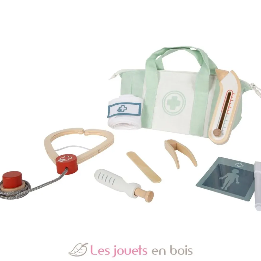 Mallette de médecin vert sauge - Small Foot company