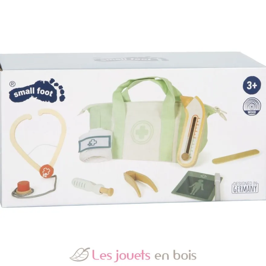 Mallette de médecin vert sauge - Small Foot company