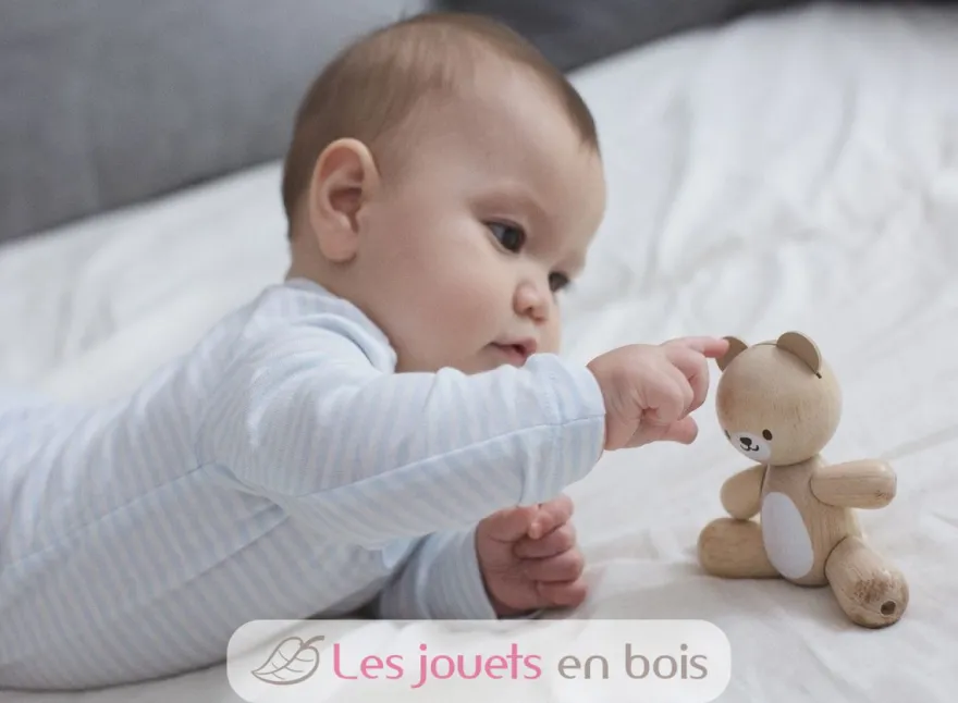Maman et Bébé Ours articulés - Plan Toys