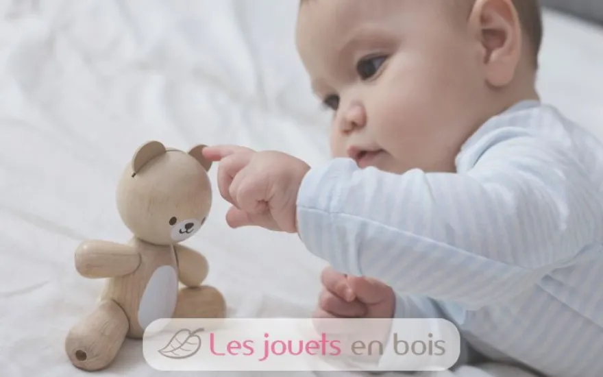 Maman et Bébé Ours articulés - Plan Toys