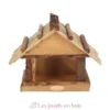 Mangeoire pour oiseaux - Toit en osier - Esschert Design