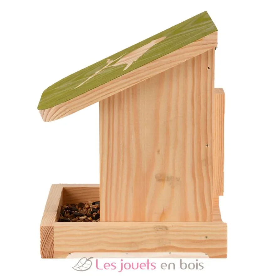 Mangeoire silo pour oiseaux avec silhouette - Esschert Design