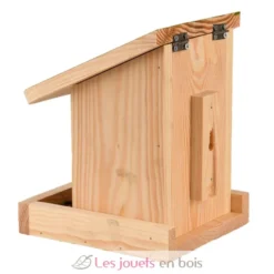 Mangeoire silo pour oiseaux avec silhouette - Esschert Design