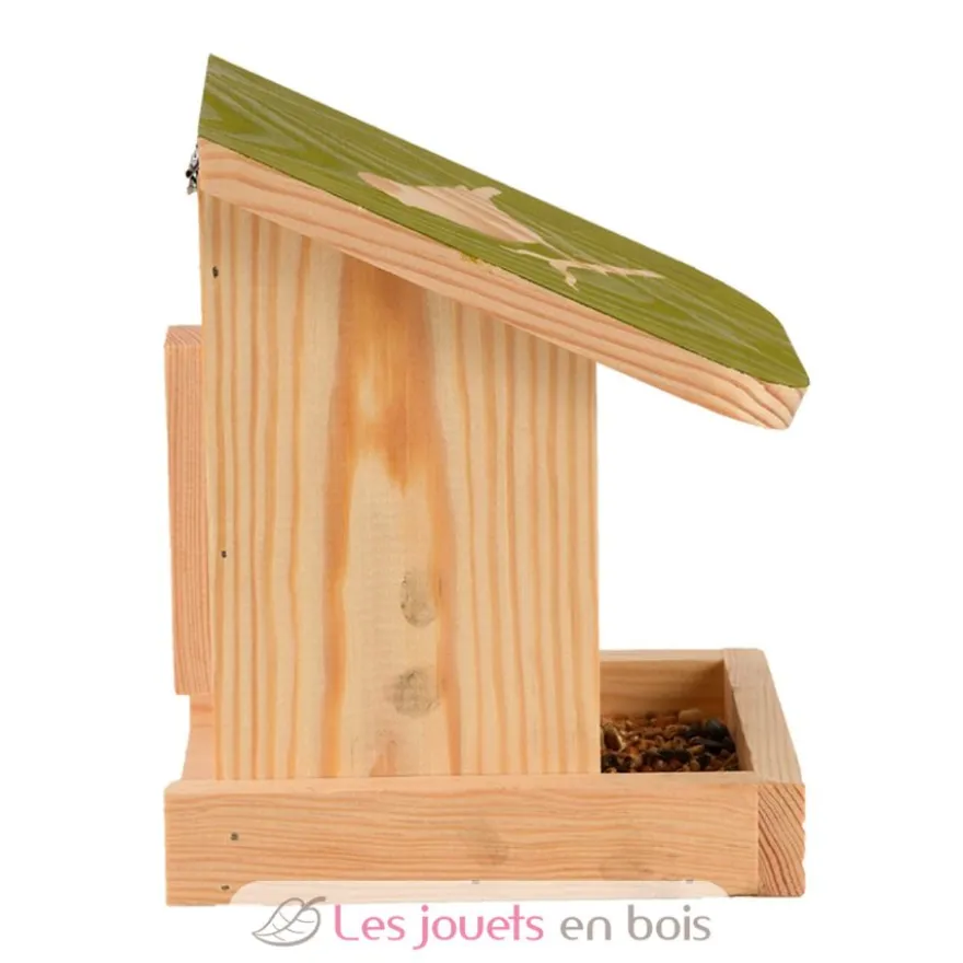 Mangeoire silo pour oiseaux avec silhouette - Esschert Design