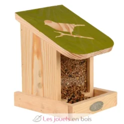 Mangeoire silo pour oiseaux avec silhouette - Esschert Design