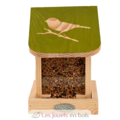 Mangeoire silo pour oiseaux avec silhouette - Esschert Design