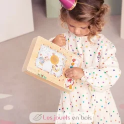 Ma première boîte à musique animée beige bois Lilliputiens