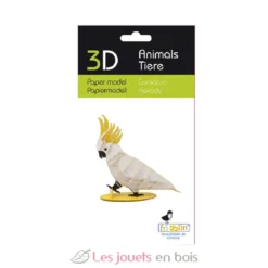 Maquette 3D en papier Cacatoès - Fridolin
