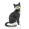 Maquette 3D en papier Chat noir et blanc - Fridolin