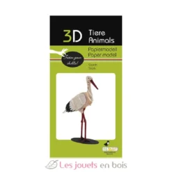 Maquette 3D en papier Cigogne - Fridolin