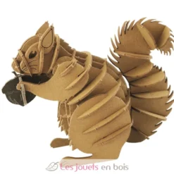 Maquette 3D en papier écureuil roux - Fridolin