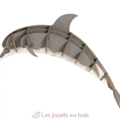 Maquette 3D en papier Dauphin gris - Fridolin