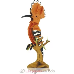 Maquette 3D en papier Huppe fasciée - Fridolin