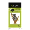 Maquette 3D en papier Koala gris - Fridolin