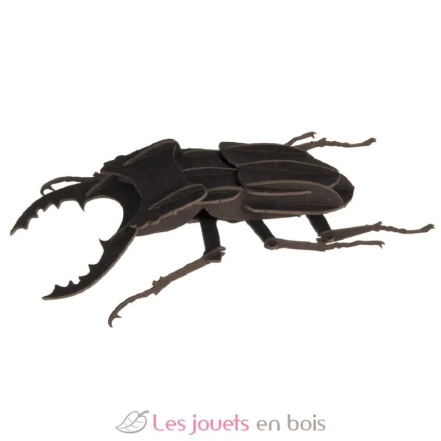 Maquette 3D en papier Lucane noire - Fridolin