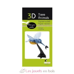 Maquette 3D en papier Martin-pêcheur - Fridolin