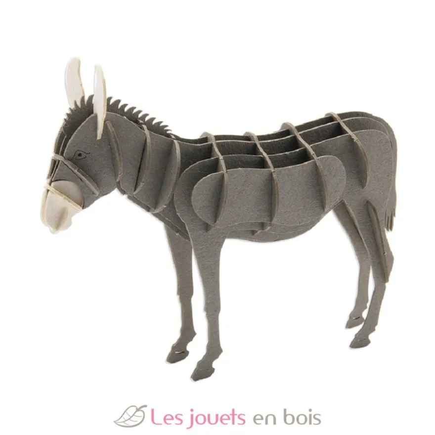 Maquette 3D en papier âne - Fridolin